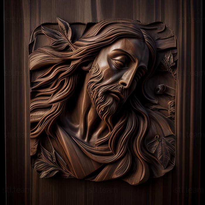 3D model jesus (STL)